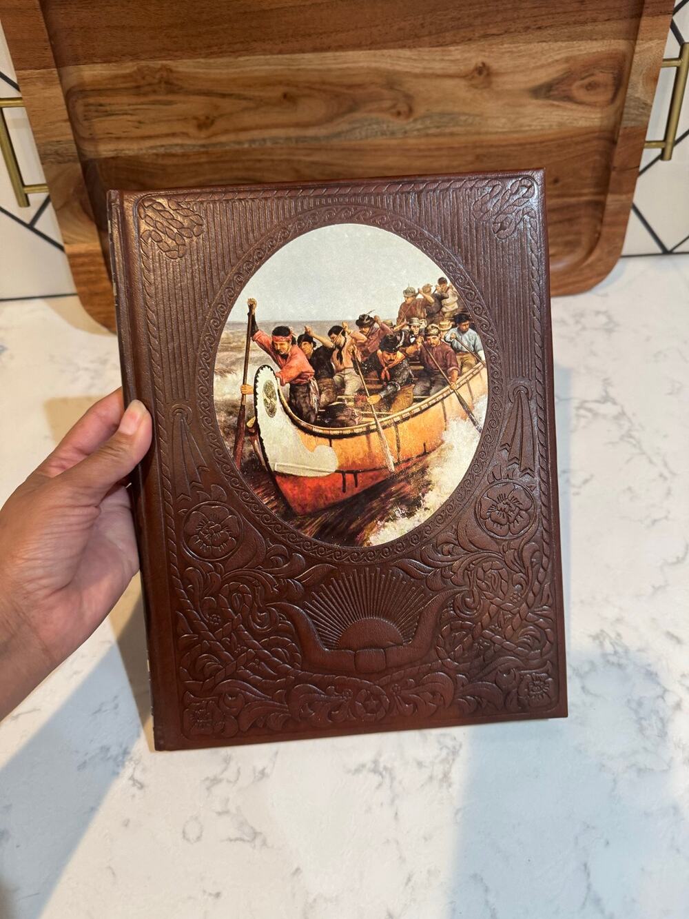 Time-Life Books The Old West series The Canadians 1977 faux leather cover